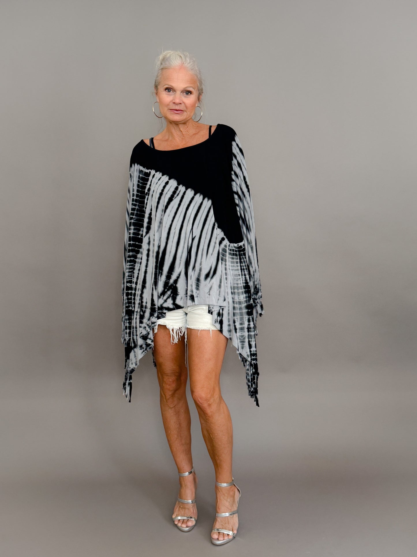 Tie dye poncho