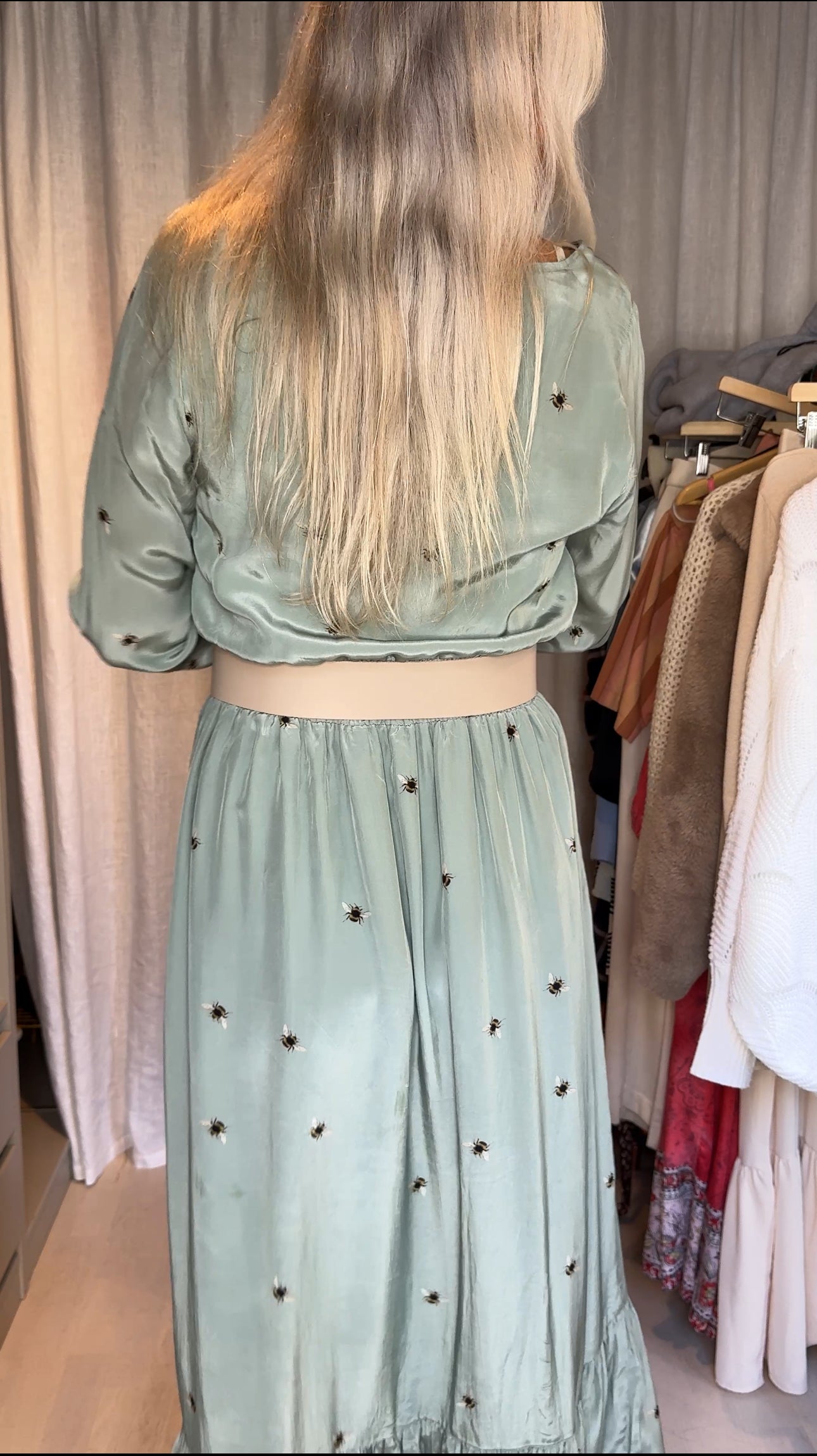 Holzweiler Bumble Bee long dress