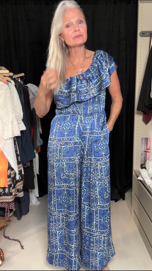Blue odd Molly jumpsuit