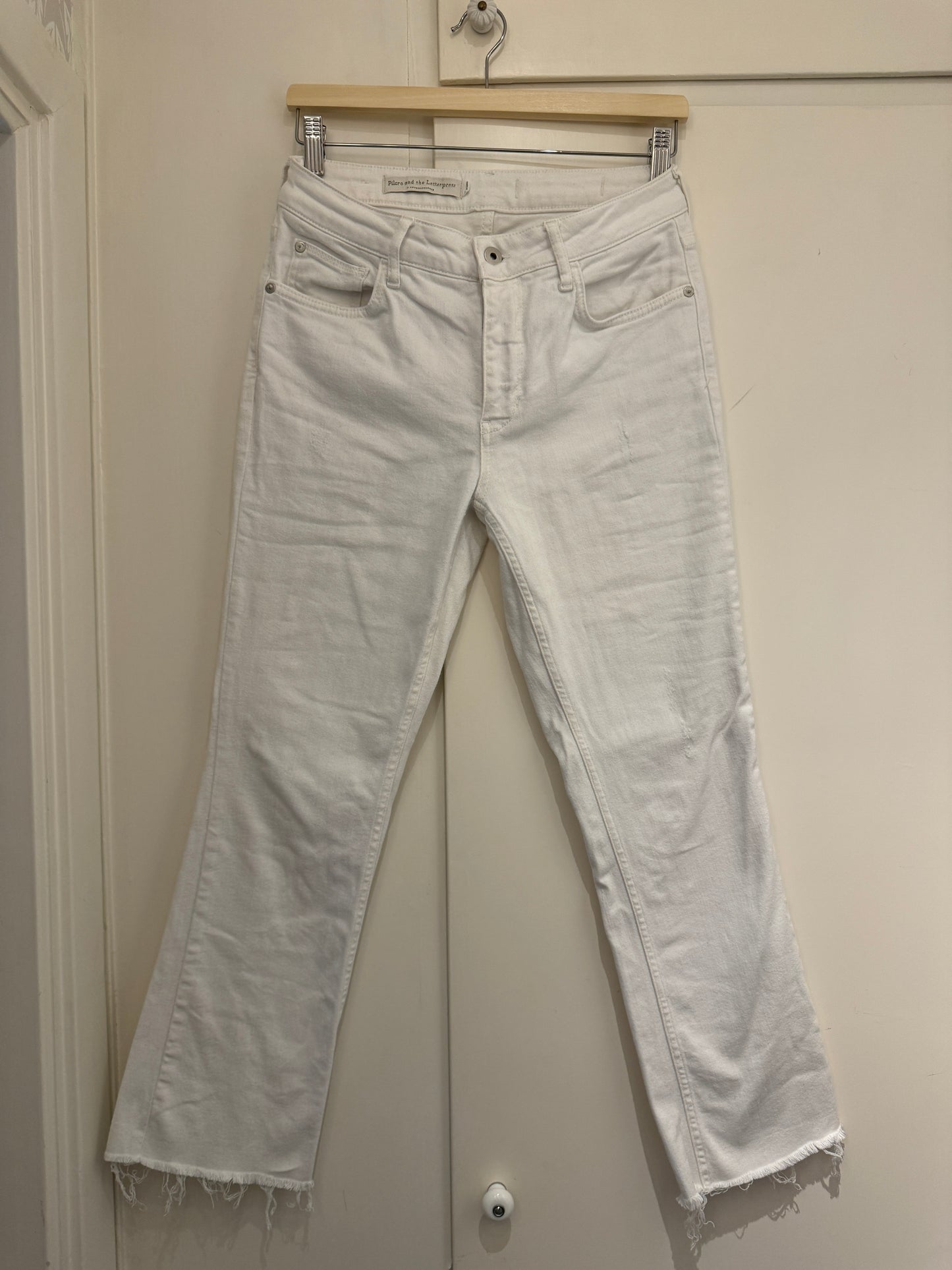 The perfect fit white denims