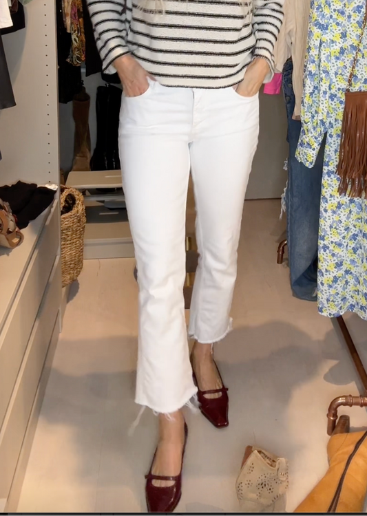 The perfect fit white denims