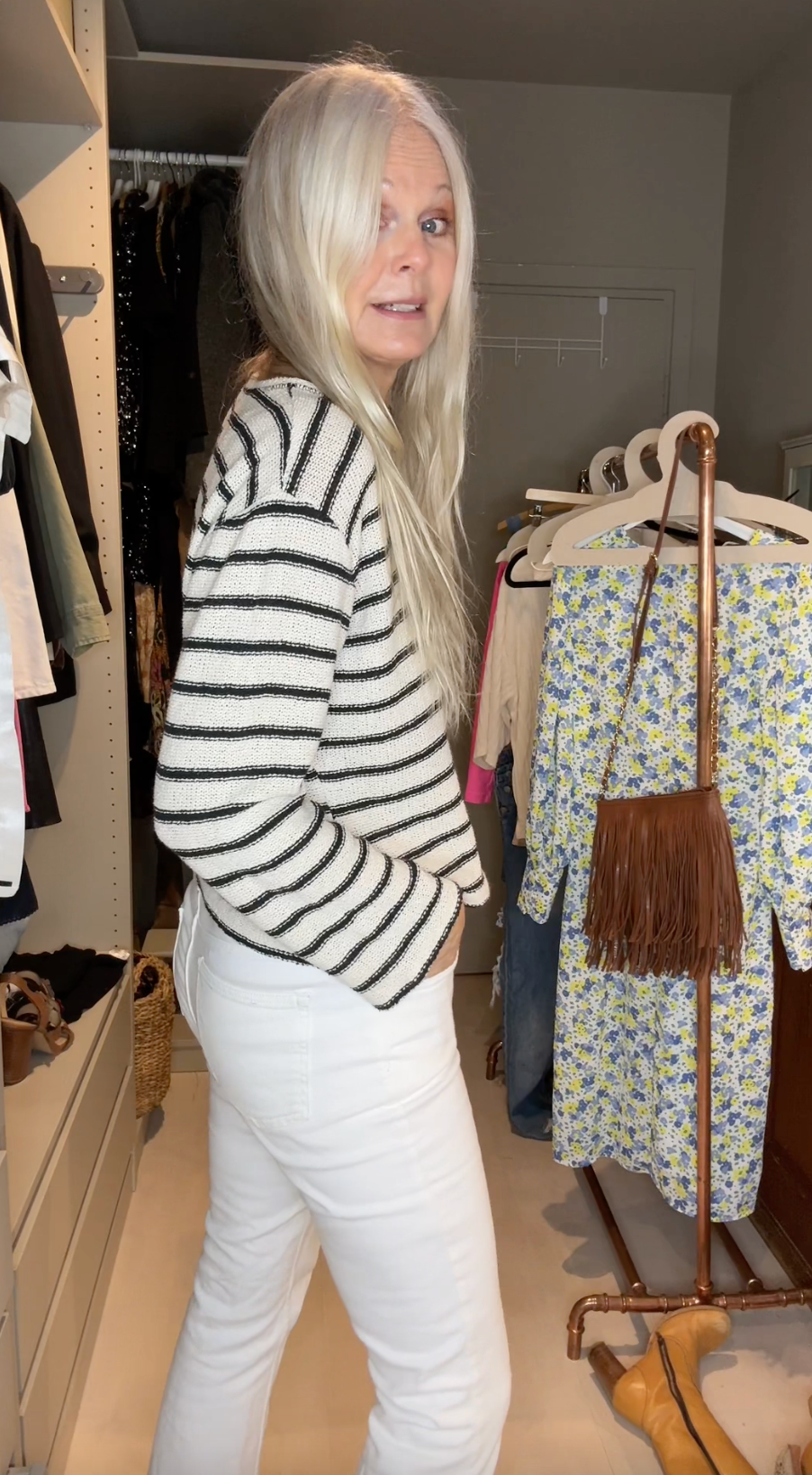 The perfect fit white denims