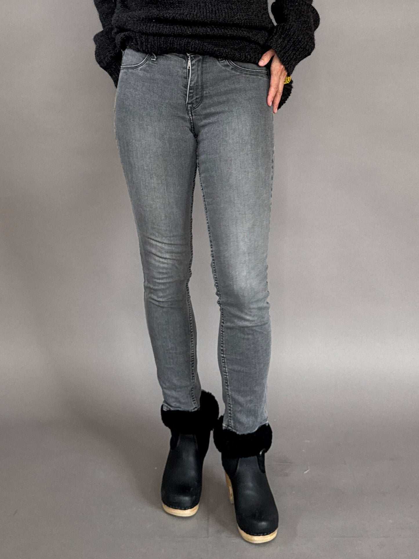 Grey Denim pants