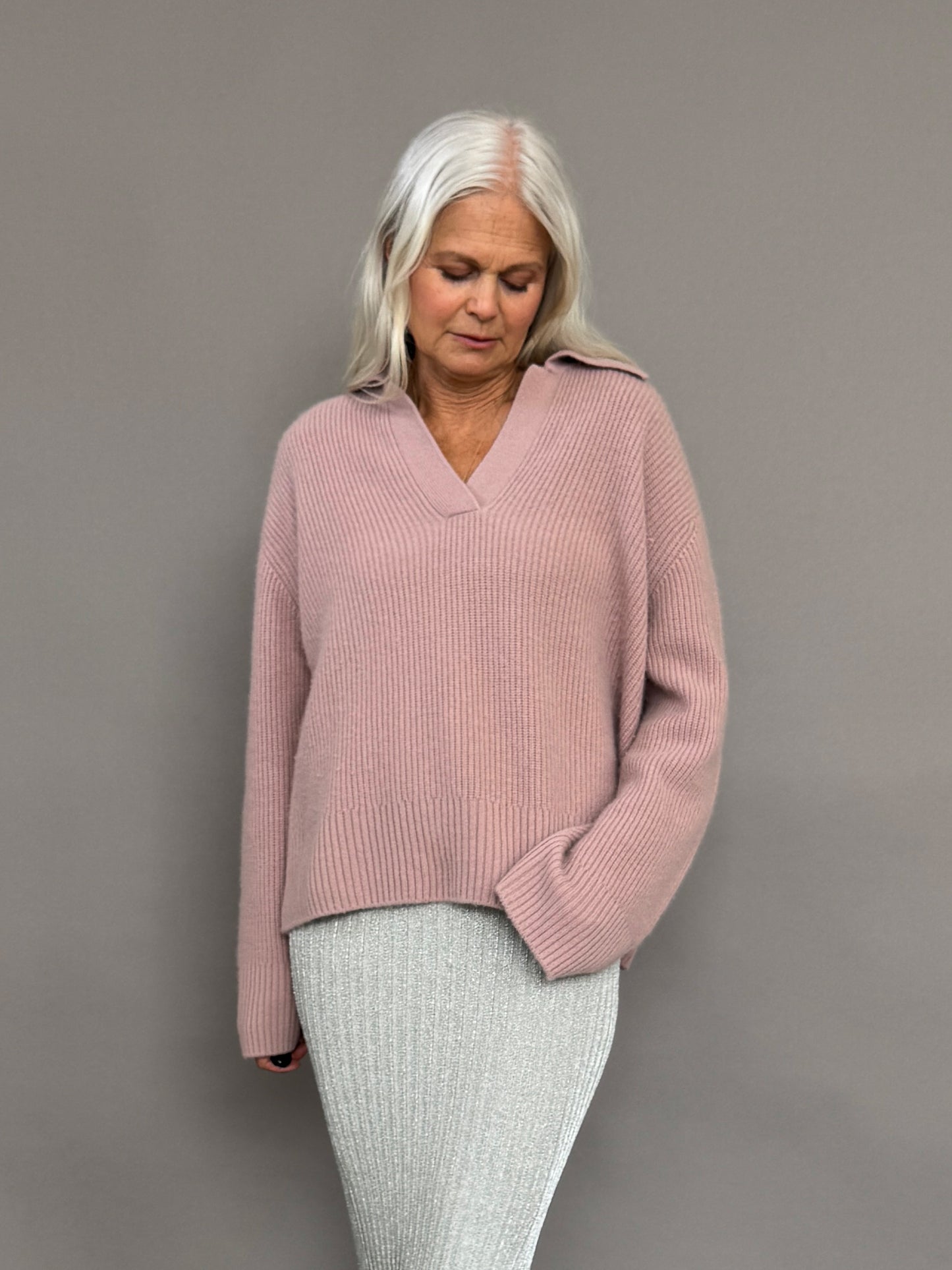 Soft dusty pink sweater