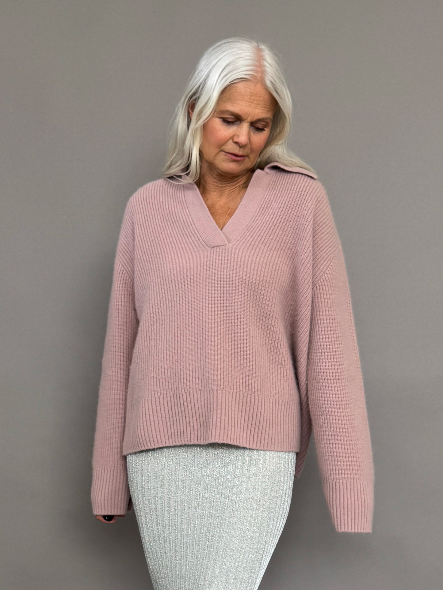 Soft dusty pink sweater