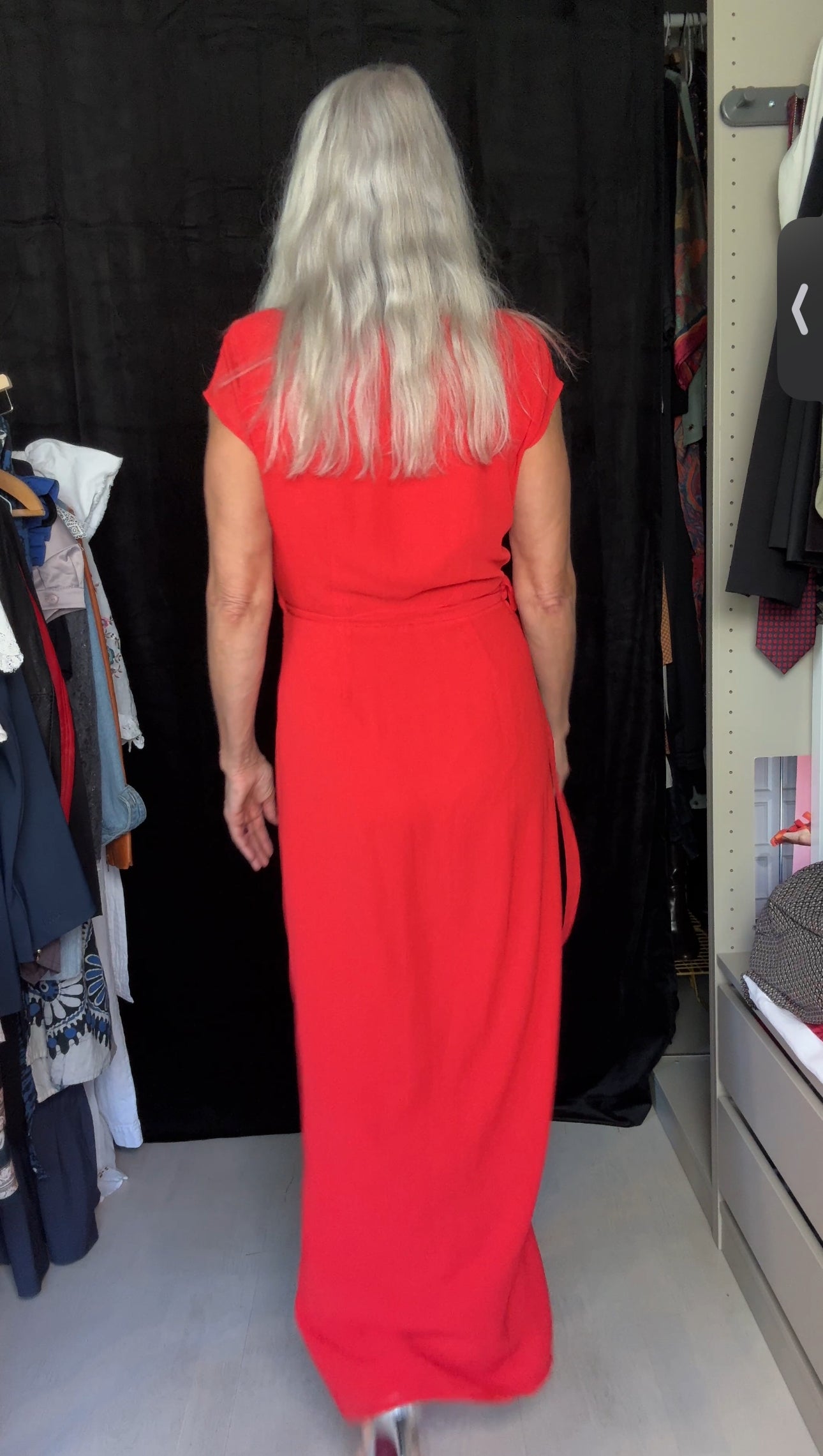 Red NAKD wrap dress