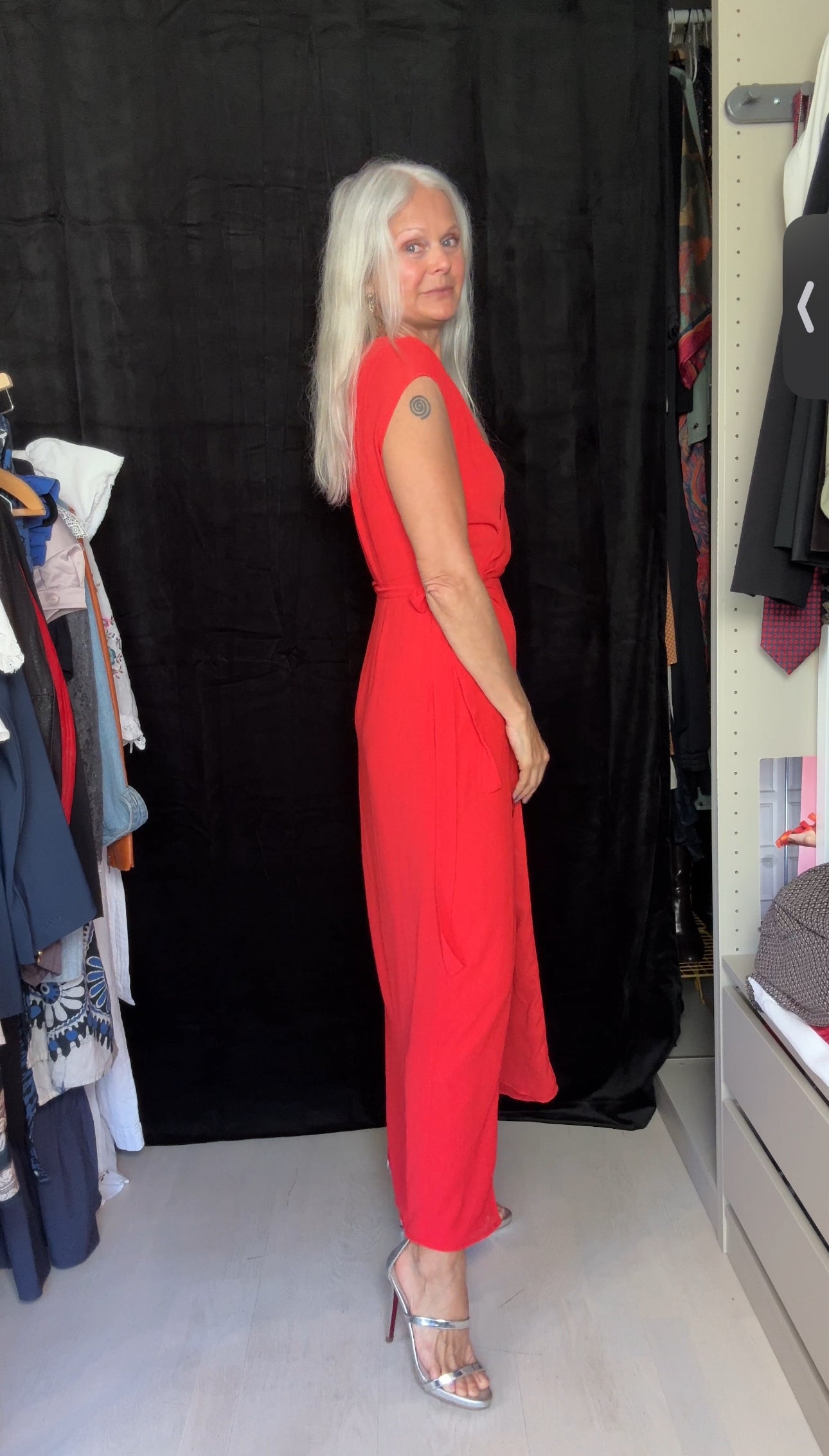 Red NAKD wrap dress