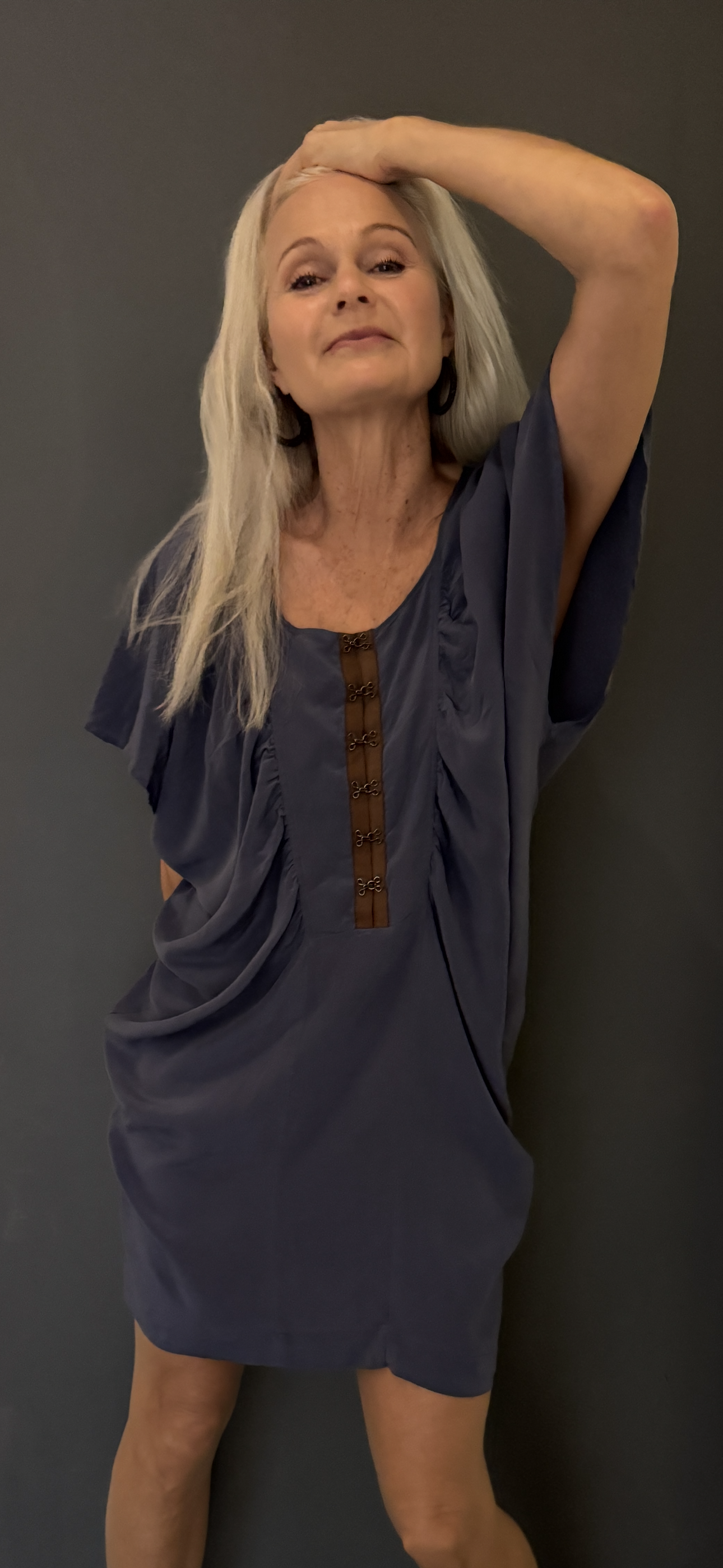 Stella Nova blue Silk dress