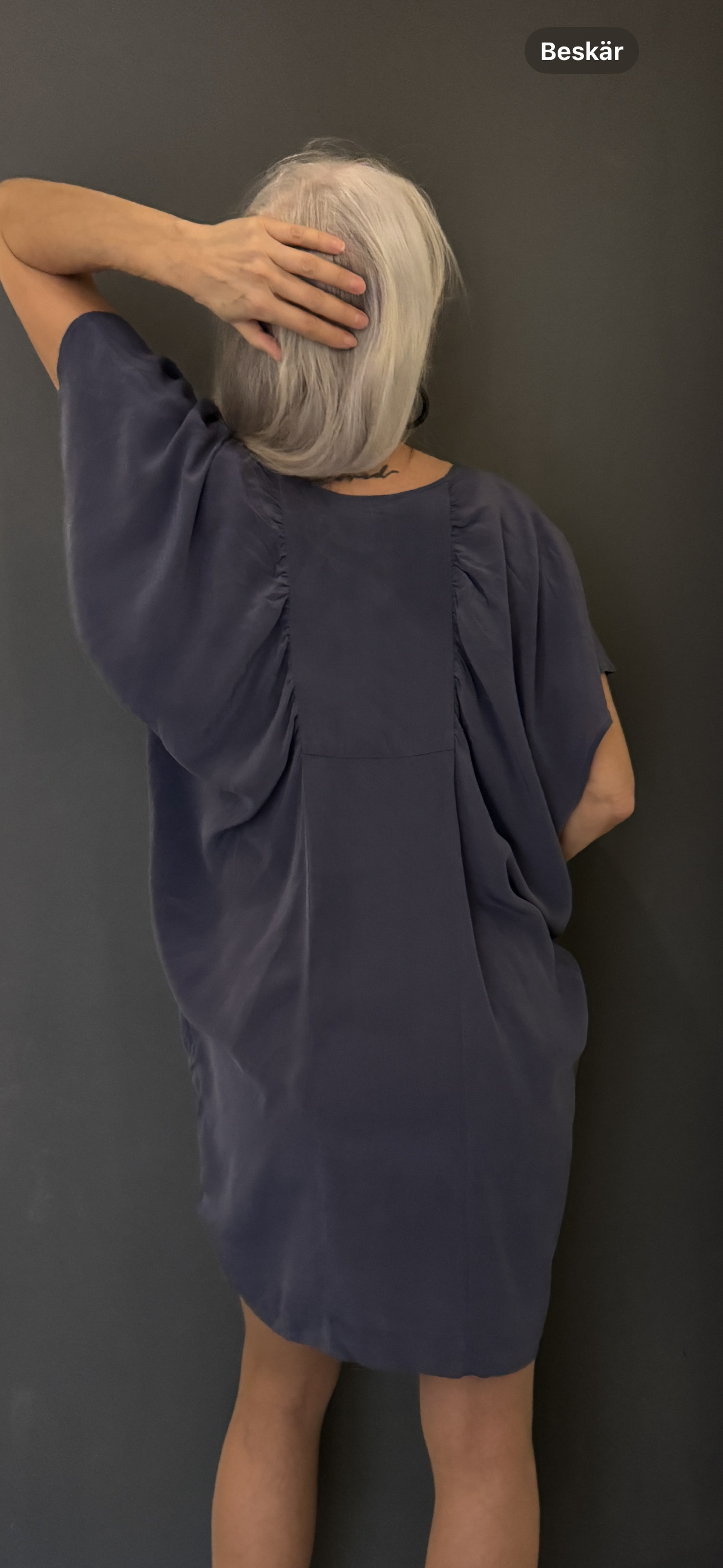 Stella Nova blue Silk dress