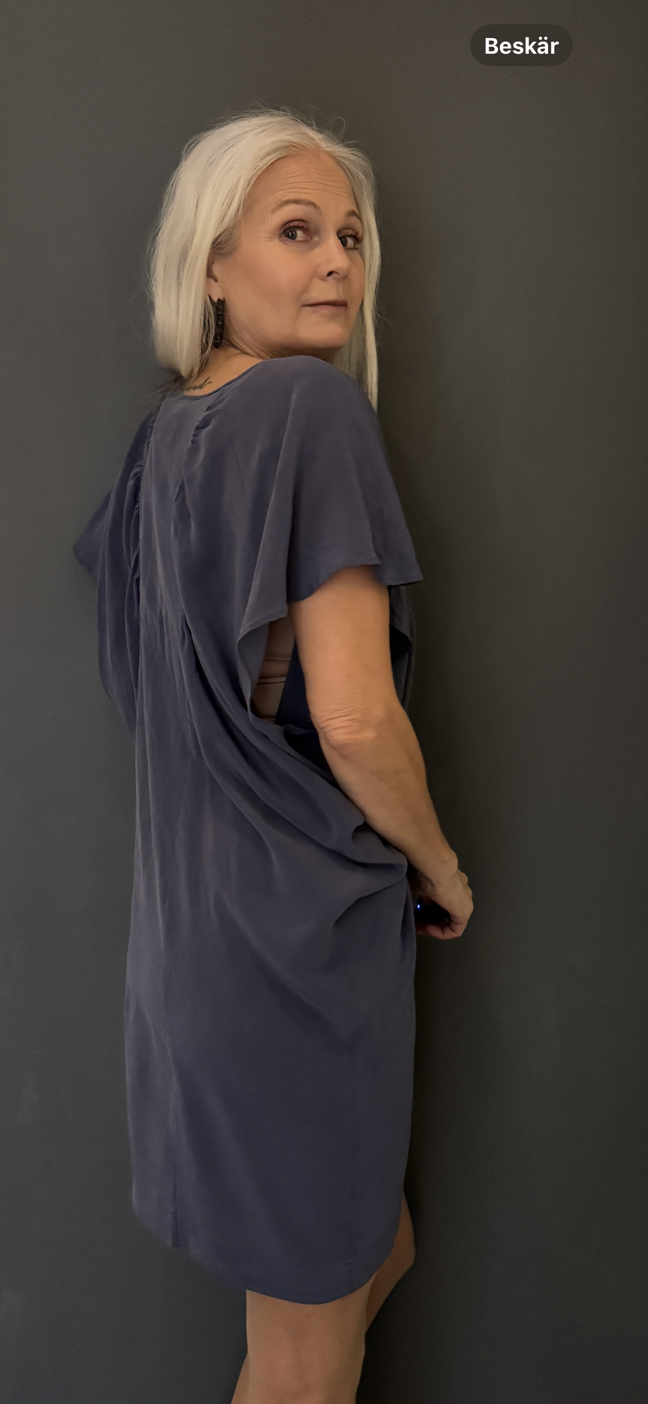 Stella Nova blue Silk dress