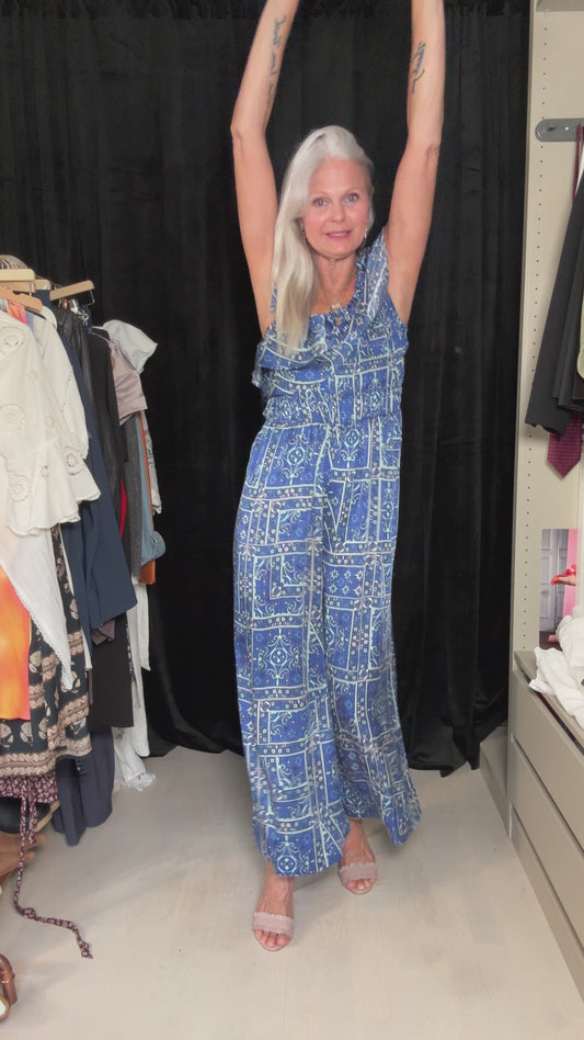Blue odd Molly jumpsuit