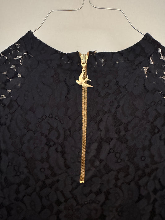 Sleeveless navy blue Coctail dress